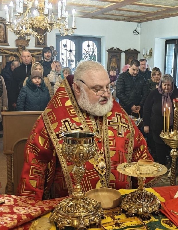 03.05.2026 року Святійший Патріарх Київський і всієї Руси-України Никодиму Богоявленському кафедральному храмі м. Суми звершив Божественну літургію святителя Іоана Золотоустого